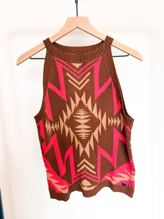 Brown Aztec Tank