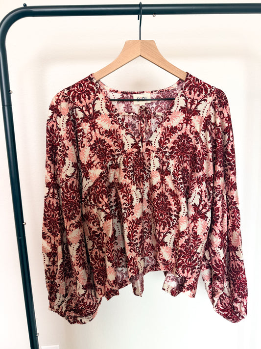 Balloon Sleeve Blouse