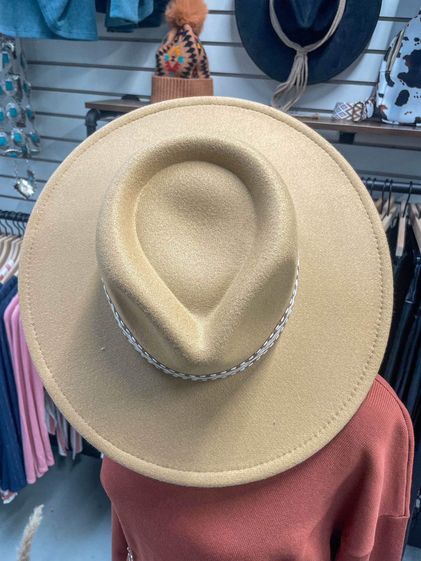 Tan Fedora