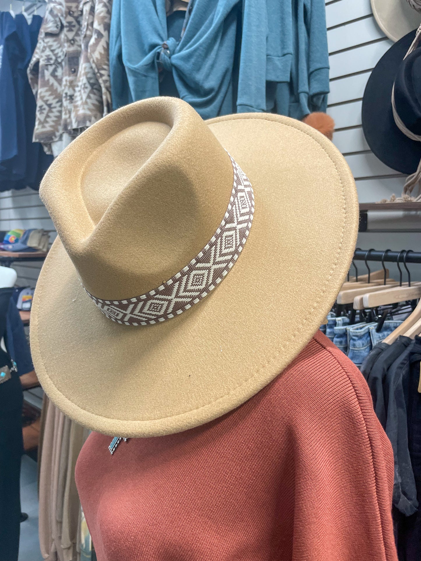 Tan Fedora