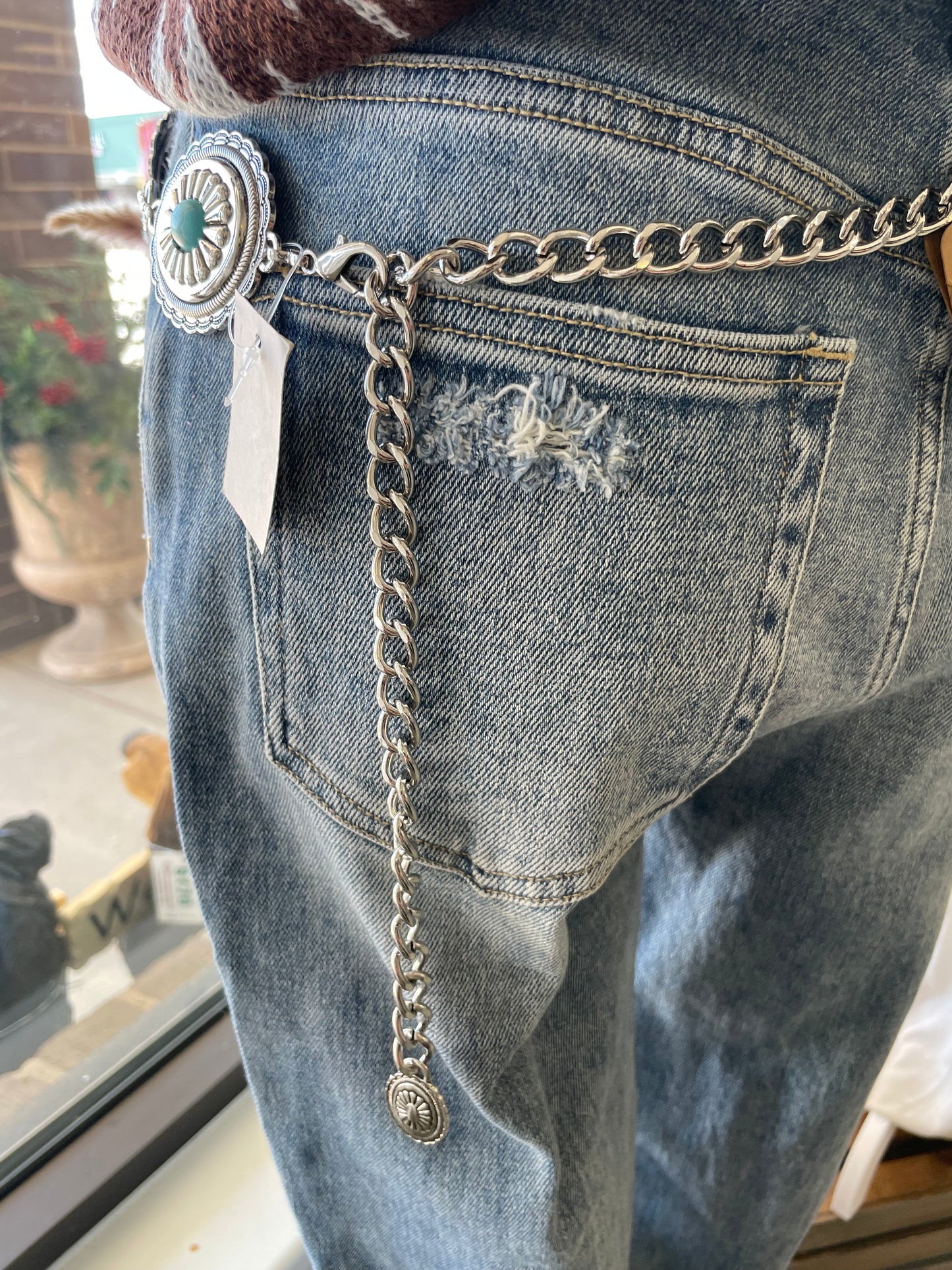 Silver Conch Belt