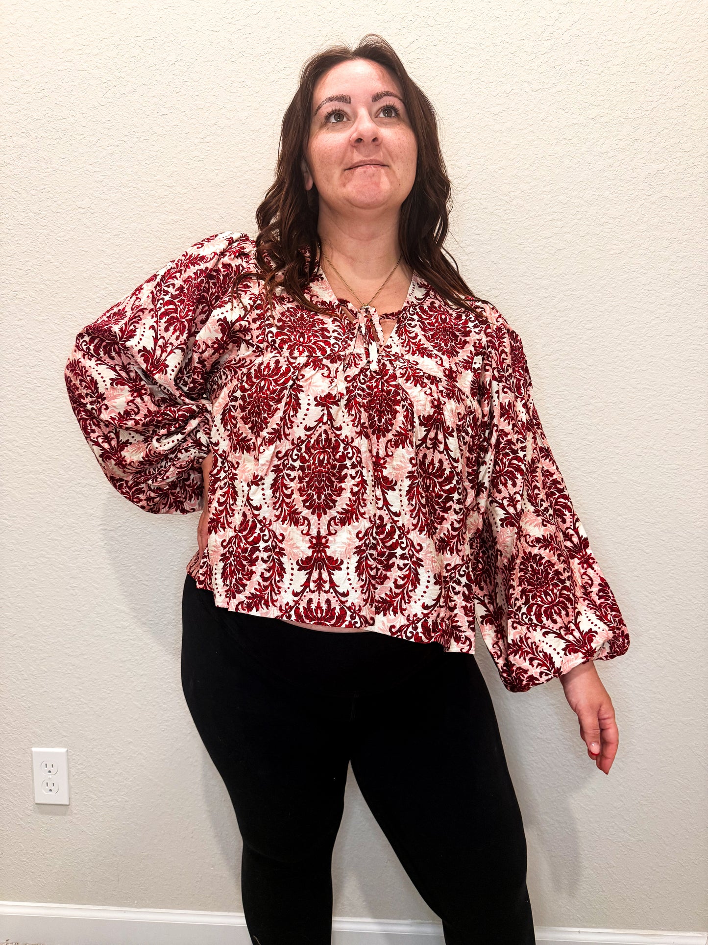 Balloon Sleeve Blouse