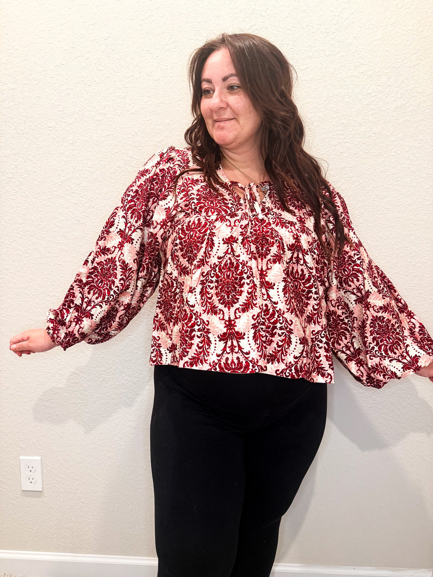 Balloon Sleeve Blouse